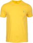 Ralph Lauren Katoenen heren T-shirt met geborduurd logo Yellow Heren - Thumbnail 3