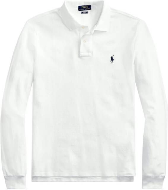 Ralph Lauren Slim Fit Polo Shirt Wit Heren