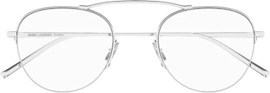 Saint Laurent Metalen Optische Brillen voor Vrouwen Gray Dames
