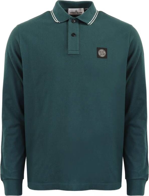 Stone Island Heren Polo Shirt Stijlvolle Toevoeging aan je Garderobe Green Heren
