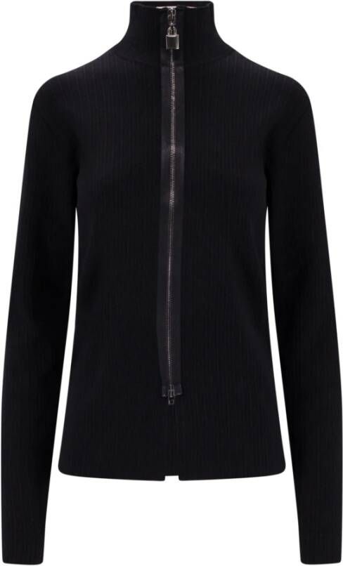 Tom Ford Elegant Zwart Zijde Blend Sweatshirt Zwart Dames