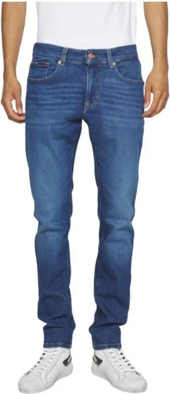 Tommy Hilfiger Blauwe Slim Scanton Jeans voor Heren Blauw Heren