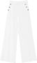 Twinset Witte Flare Katoenen Stretch Jeans White Dames - Thumbnail 1