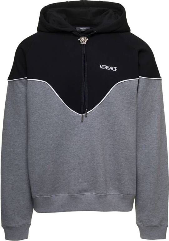 Versace Grijze Sweaters Gray Heren