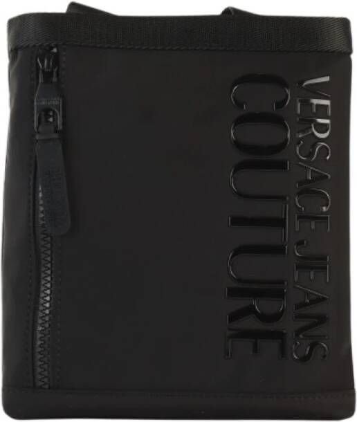 Versace Jeans Couture Logo crossbody tas zwart 74Ya4B95 Zs394 899 Zwart Unisex