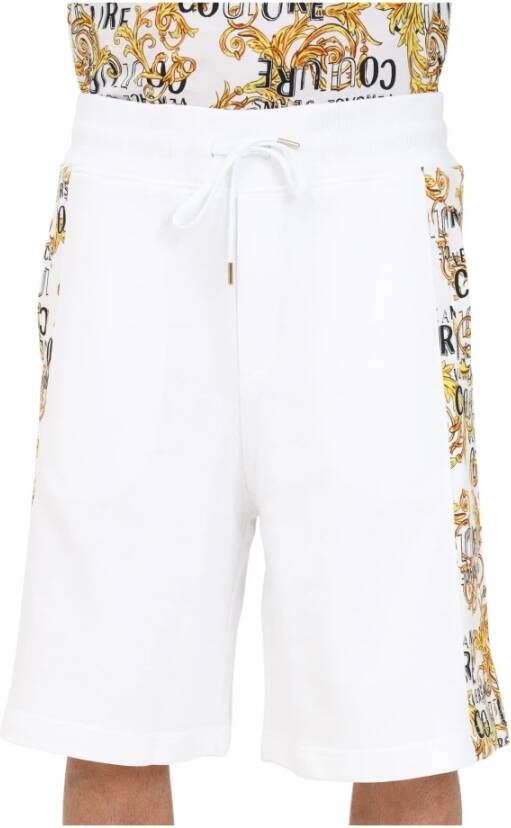 Versace Jeans Couture Upgrade je casual garderobe met stijlvolle broeken White Heren