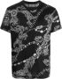 Versace Jeans Couture Zwarte Katoenen T-shirts en Polos voor Heren Black Heren - Thumbnail 3