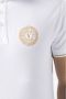 Versace Jeans Couture Polo shirt met v-emblem patroon Wit Heren - Thumbnail 1
