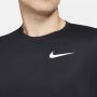 Nike Miler UV hardlooptop met korte mouwen en Dri-FIT voor heren Zwart - Thumbnail 7