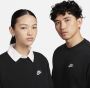Nike Sportswear Club Fleece Sweatshirt met ronde hals voor dames Zwart - Thumbnail 10