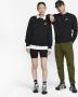 Nike Sportswear Club Fleece Sweatshirt met ronde hals voor dames Zwart - Thumbnail 12