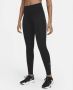 Nike One Legging met halfhoge taille voor dames Zwart - Thumbnail 3
