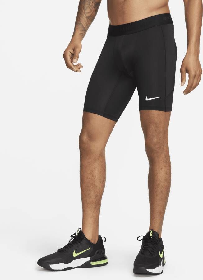 Nike Pro Dri-FIT lange fitnesshorts voor heren Zwart