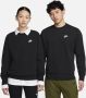 Nike Sportswear Club Fleece Sweatshirt met ronde hals voor dames Zwart - Thumbnail 2