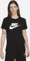 Nike Sportswear Essentials T-shirt met logo voor dames Zwart - Thumbnail 2