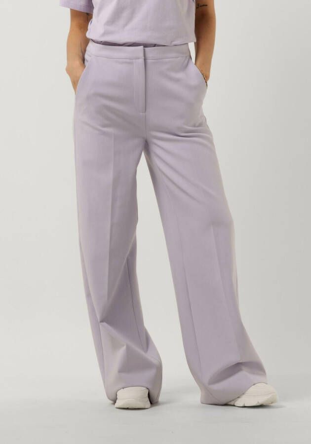 Another-Label straight fit pantalon Moore pants lila