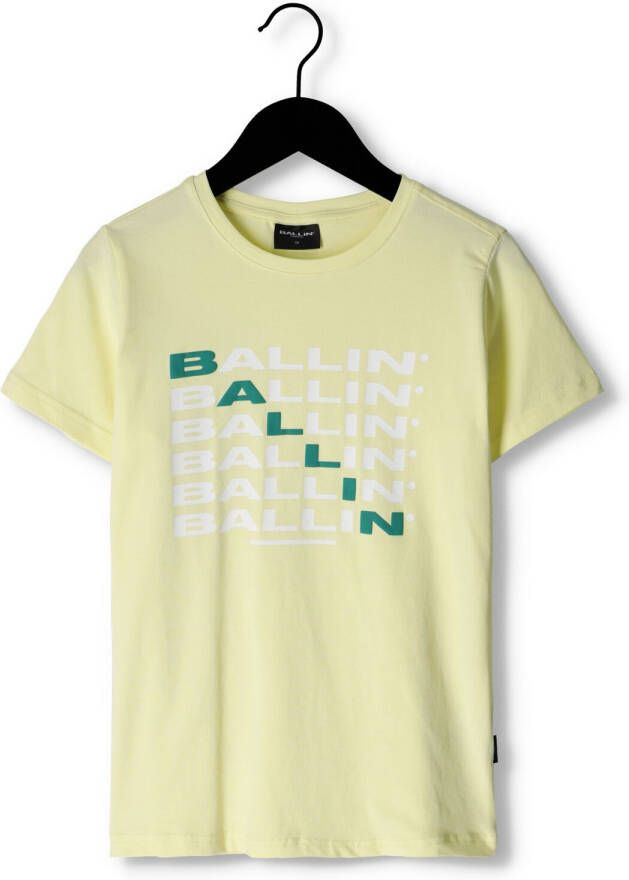 BALLIN Jongens Polo's & T-shirts 23017116 Geel