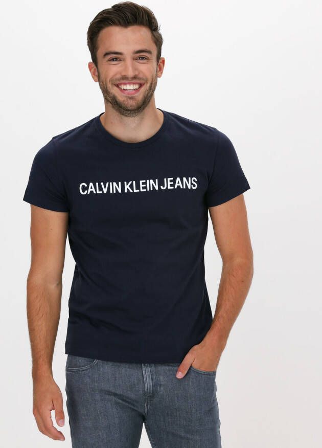 CALVIN KLEIN Heren Polo's & T-shirts Institutional L Blauw