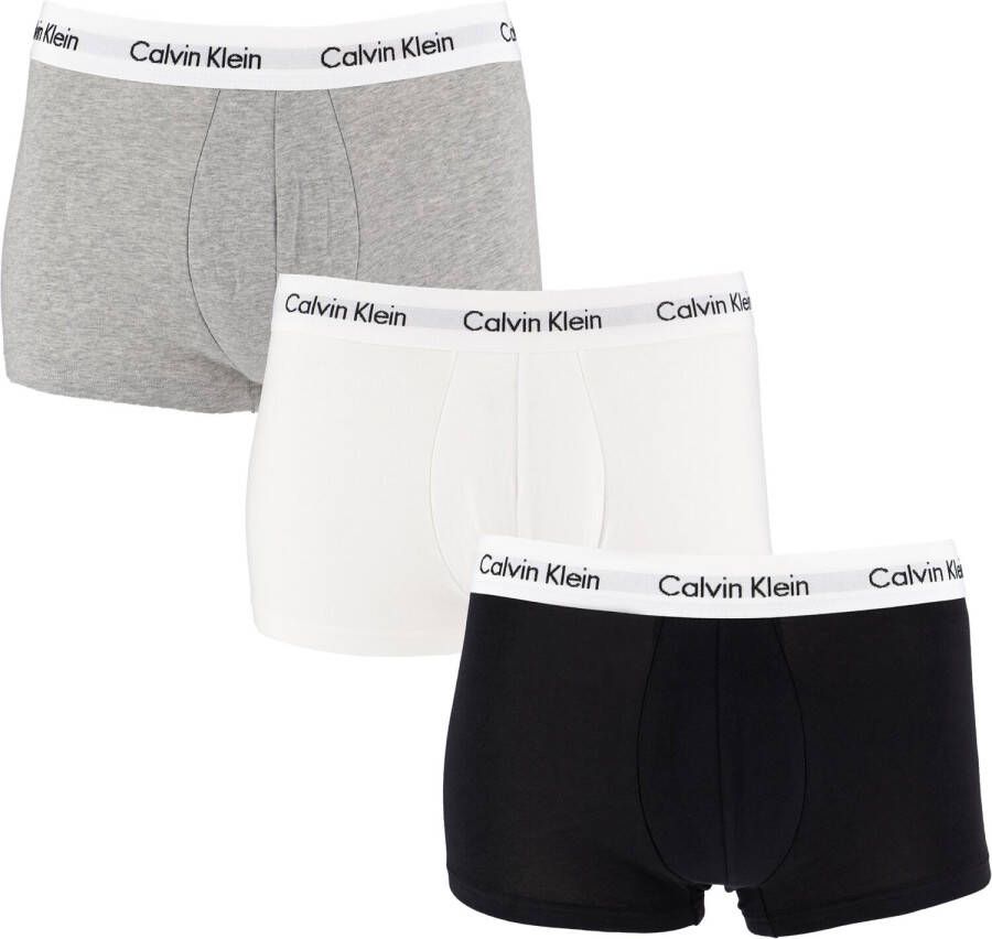 CALVIN KLEIN UNDERWEAR Calvin Klein Heren Boxershorts 3-pack Low Rise Trunks Multi