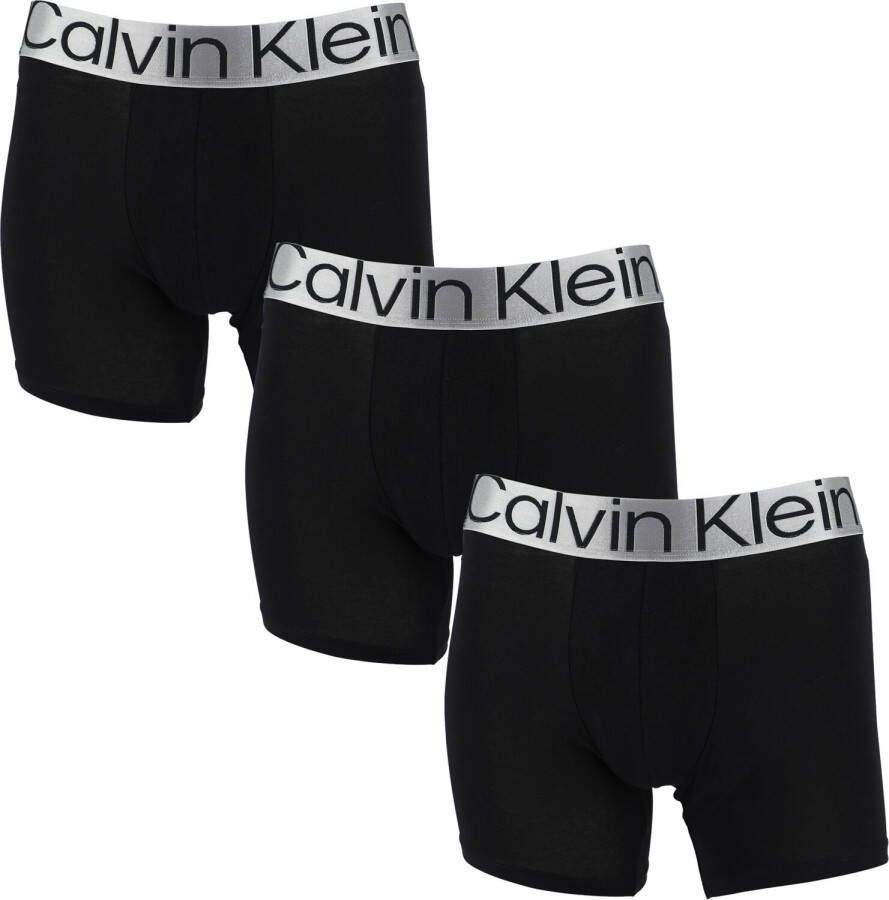 CALVIN KLEIN UNDERWEAR Calvin Klein Heren Boxershorts 3-pack Boxer Briefs Zwart