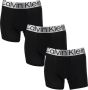CALVIN KLEIN UNDERWEAR Calvin Klein Heren Boxershorts 3-pack Boxer Briefs Zwart - Thumbnail 1