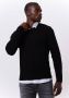 Calvin Klein Zwarte Herentrui van Wol Klassieke Wol Sweater Black Green Heren - Thumbnail 1