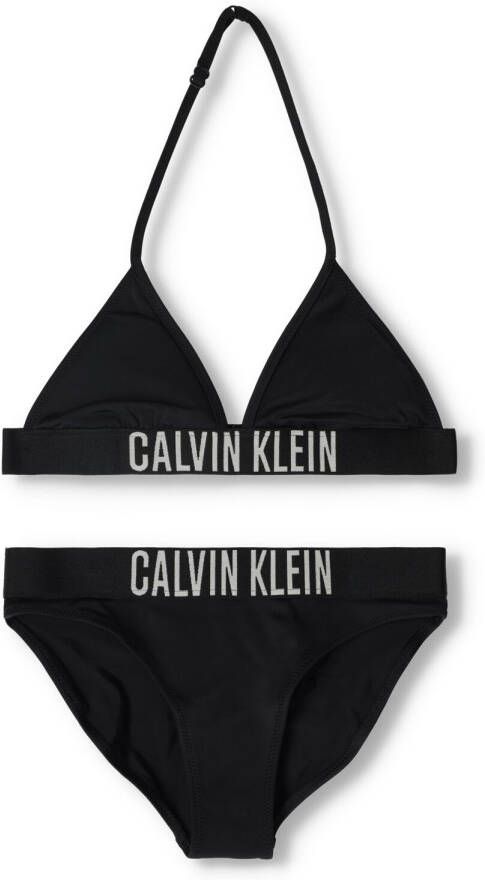 Calvin Klein triangel bikini zwart Meisjes Gerecycled polyamide (duurzaam) 128 140