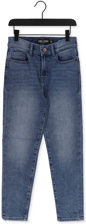 Cars tapered fit jeans VIXEN stone used Blauw Jongens Denim Effen 116