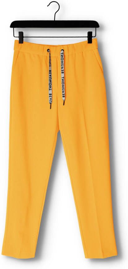 BEAUMONT Dames Broeken Pants Chino Double Jersey Oranje