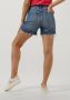 Calvin Klein Jeans Blauwe Versleten Denim Shorts Blue Dames - Thumbnail 6