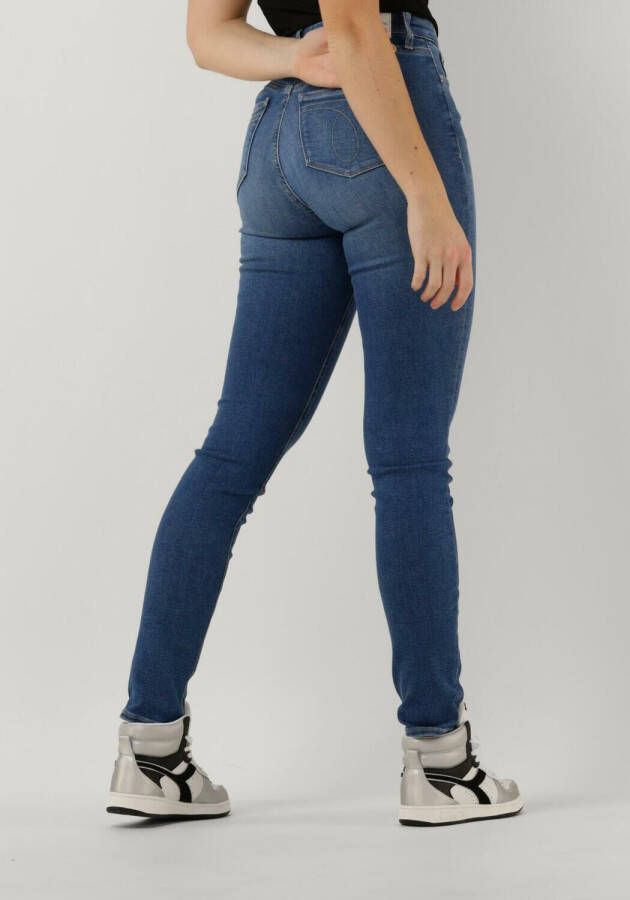 Calvin Klein Blauwe Skinny Jeans High Rise Skinny