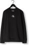 Calvin Klein Zwarte Katoenen Trui met Geborduurd Logo Black Heren - Thumbnail 6