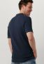 CAST IRON Heren Polo's & T-shirts Short Sleeve Polo Cotton Modal Donkerblauw - Thumbnail 5