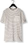 CAST IRON Heren Polo's & T-shirts Short Sleeve R-neck Regular Fit Cotton Slub Gebroken Wit - Thumbnail 4