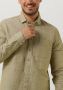 CAST IRON Heren Overhemden Long Sleeve Shirt Co Li Dobby Groen - Thumbnail 4