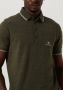 CAST IRON Heren Polo's & T-shirts Short Sleeve Polo Injected Cotton Pique Groen - Thumbnail 4