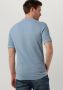 CAST IRON Heren Polo's & T-shirts Short Sleeve Polo Cotton Modal Lichtblauw - Thumbnail 5