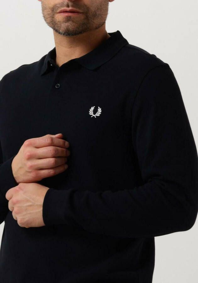 FRED PERRY Heren Polo's & T-shirts Ls Plain Shirt Donkerblauw