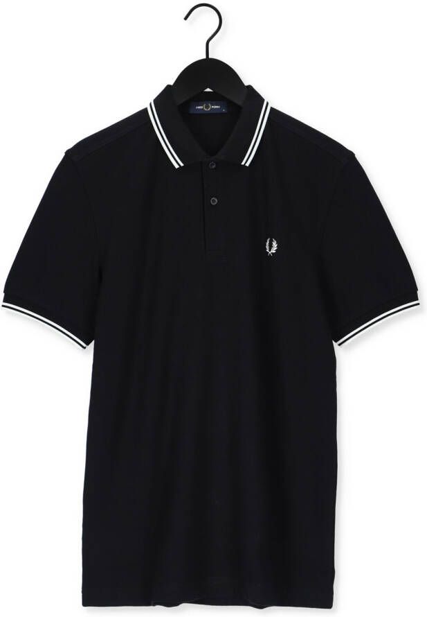 FRED PERRY Heren Polo's & T-shirts Twin Tipped Shirt Zwart