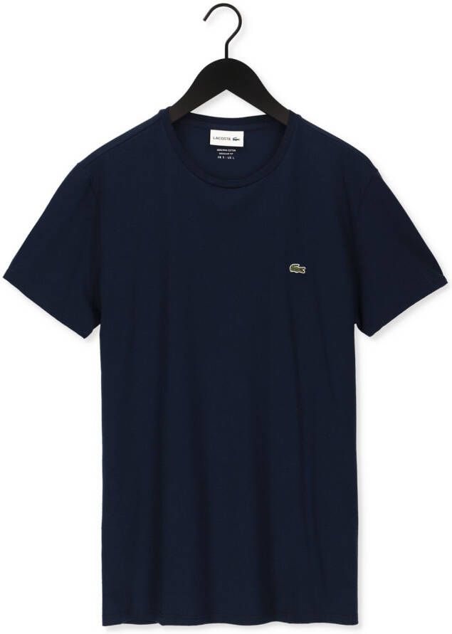 LACOSTE Heren Polo's & T-shirts 1ht1 Men's Tee-shirt 1121 Donkerblauw