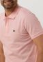 Lacoste Klassieke Katoenen T-shirts en Polos in Roze Pink Heren - Thumbnail 5