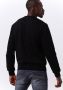 Lacoste Zwarte Casual Sweater met Geribbelde Zoom en Manchetten Black Heren - Thumbnail 7