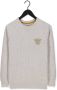 PME Legend R-neck knit sweat combination bone white Beige Heren - Thumbnail 4