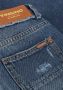 VINGINO mom jeans Chiara Damage dark vintage Blauw Meisjes Denim Effen 146 - Thumbnail 4