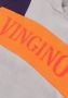 Vingino hoodie Nidus grijs melange oranje zwart - Thumbnail 4