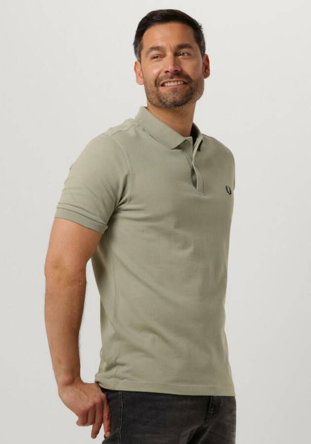 Fred Perry Core Short Sleeve Polo Shirt Green- Heren Green
