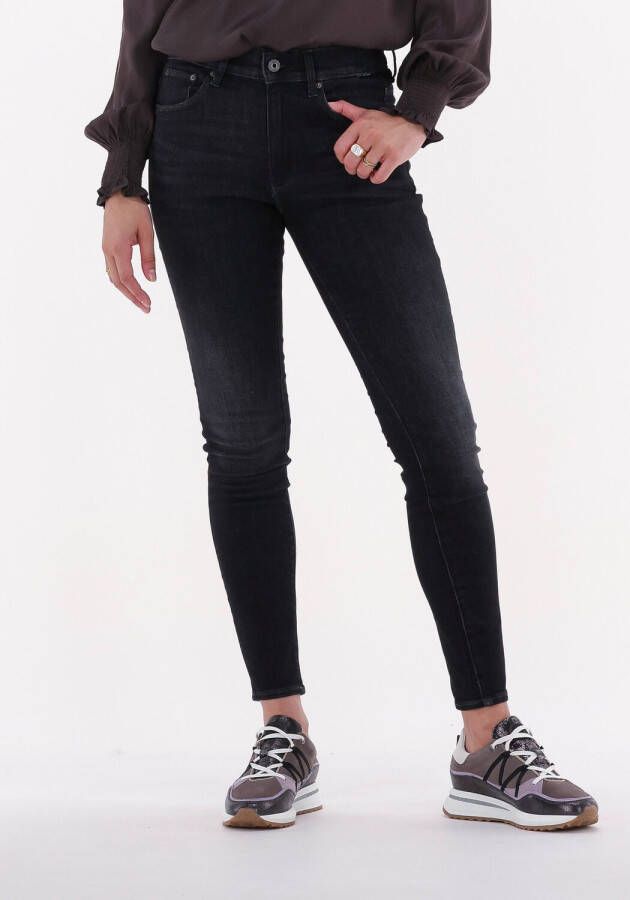 G-STAR RAW Dames Jeans 3301 Skinny Wmn Zwart