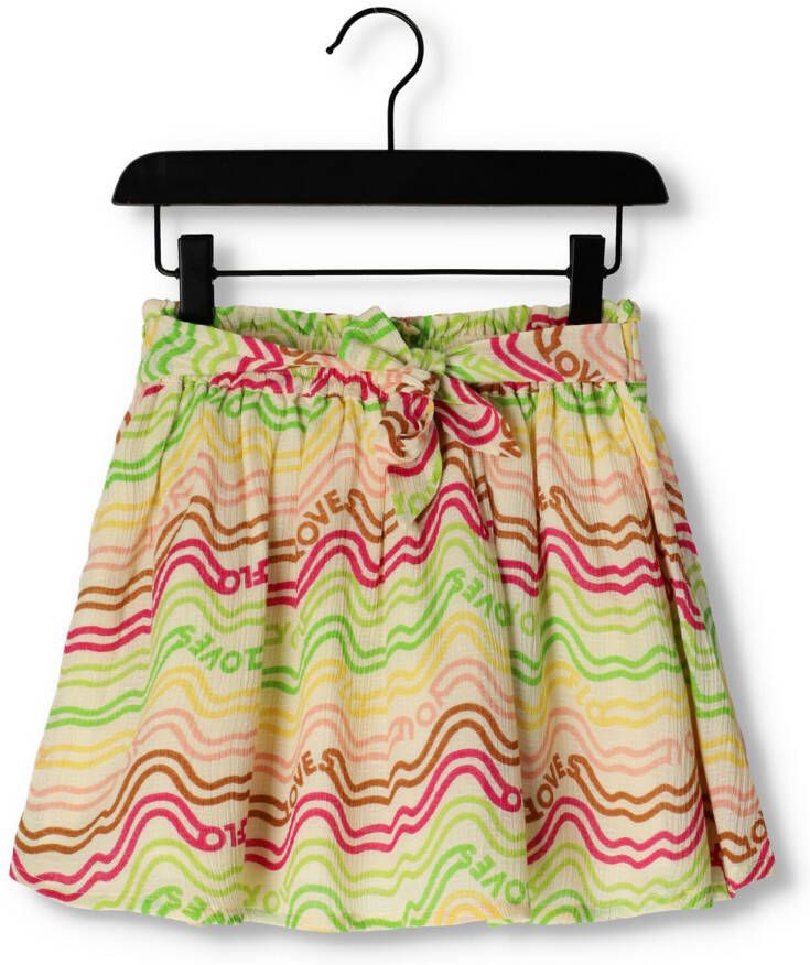 LIKE FLO Meisjes Rokken Fancy Woven Rainbow Skirt Multi