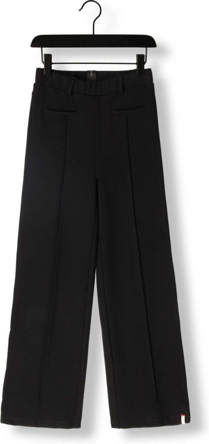 LOOXS 10sixteen high waist loose fit broek zwart Meisjes Rayon Effen 116