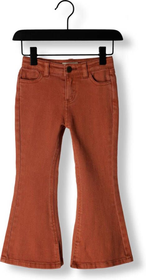 LOOXS little flared jeans terra Oranje Meisjes Stretchdenim Effen 116
